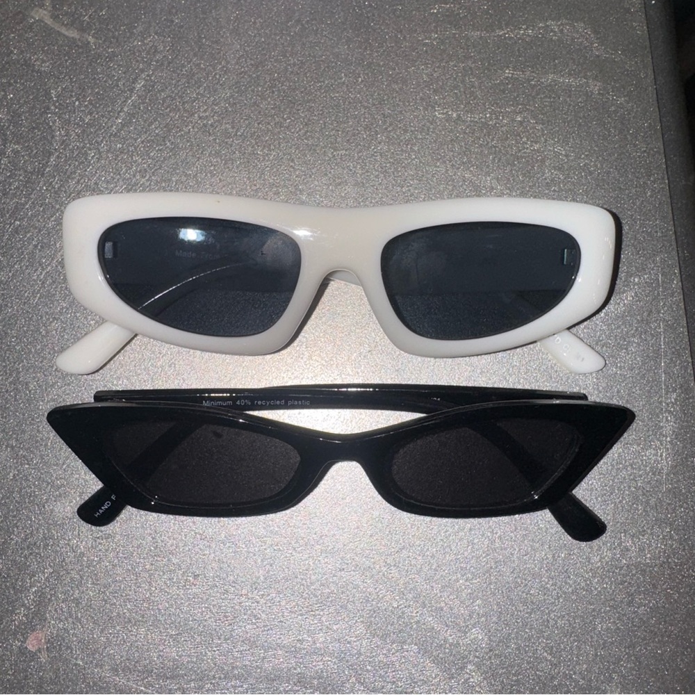 Stylish Black and White Sunglasses bundle